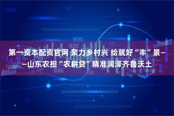 第一资本配资官网 聚力乡村兴 绘就好“丰”景——山东农担“农耕贷”精准润泽齐鲁沃土