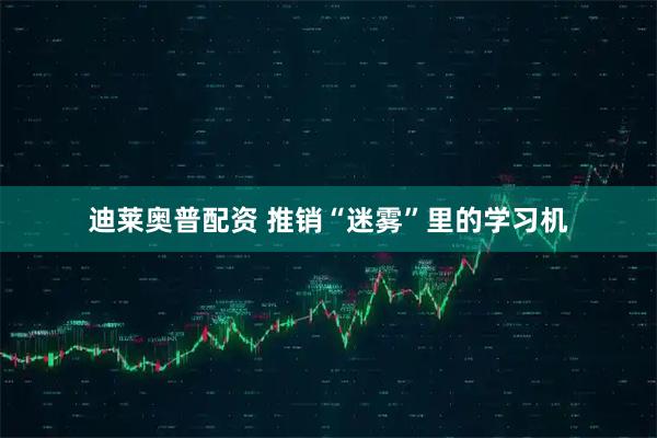 迪莱奥普配资 推销“迷雾”里的学习机