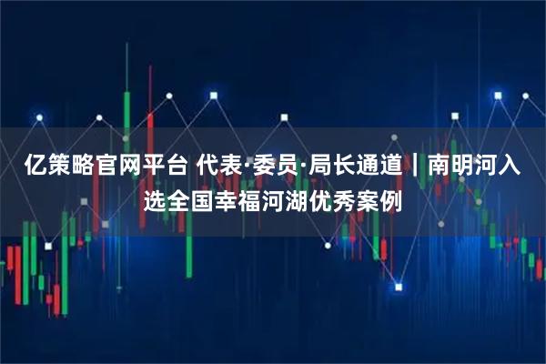 亿策略官网平台 代表·委员·局长通道｜南明河入选全国幸福河湖优秀案例